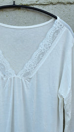 Vendela Lace Top White