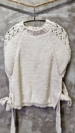 Beige Knitted Waistcoat