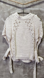 Beige Knitted Waistcoat