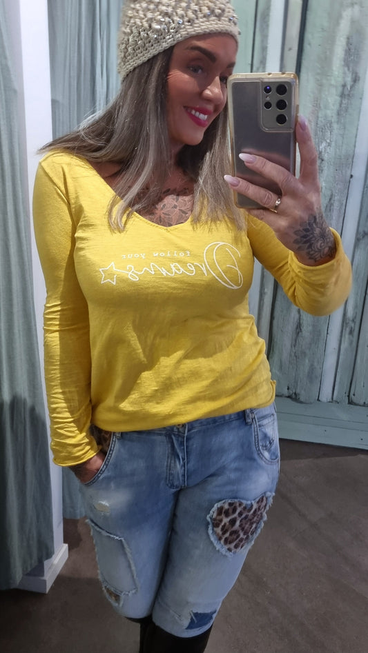 Dream Top Yellow