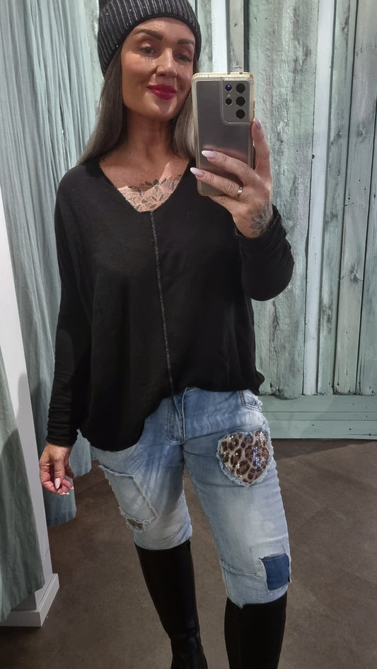 Linda Top Black