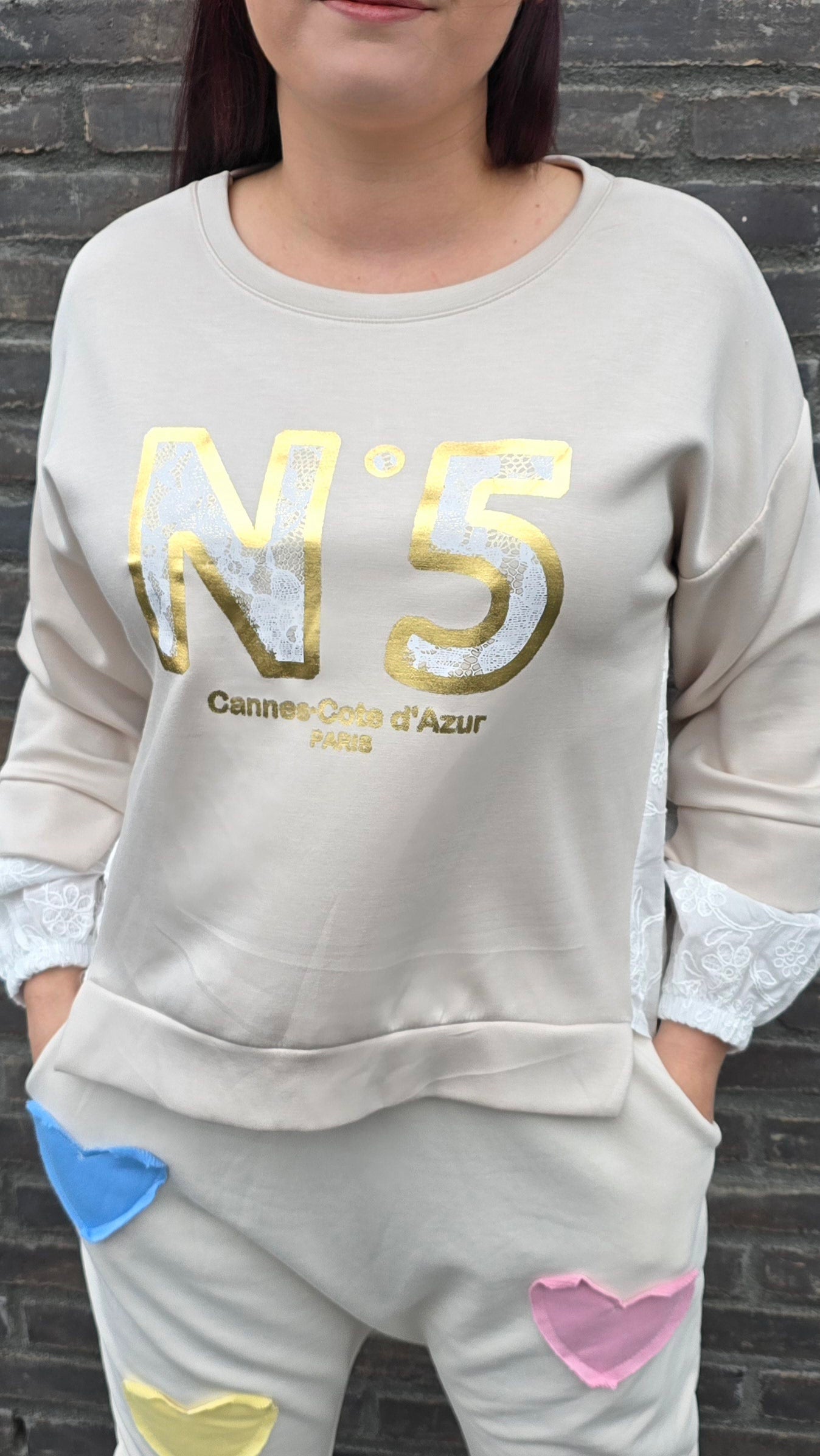 Nr5 topp beige