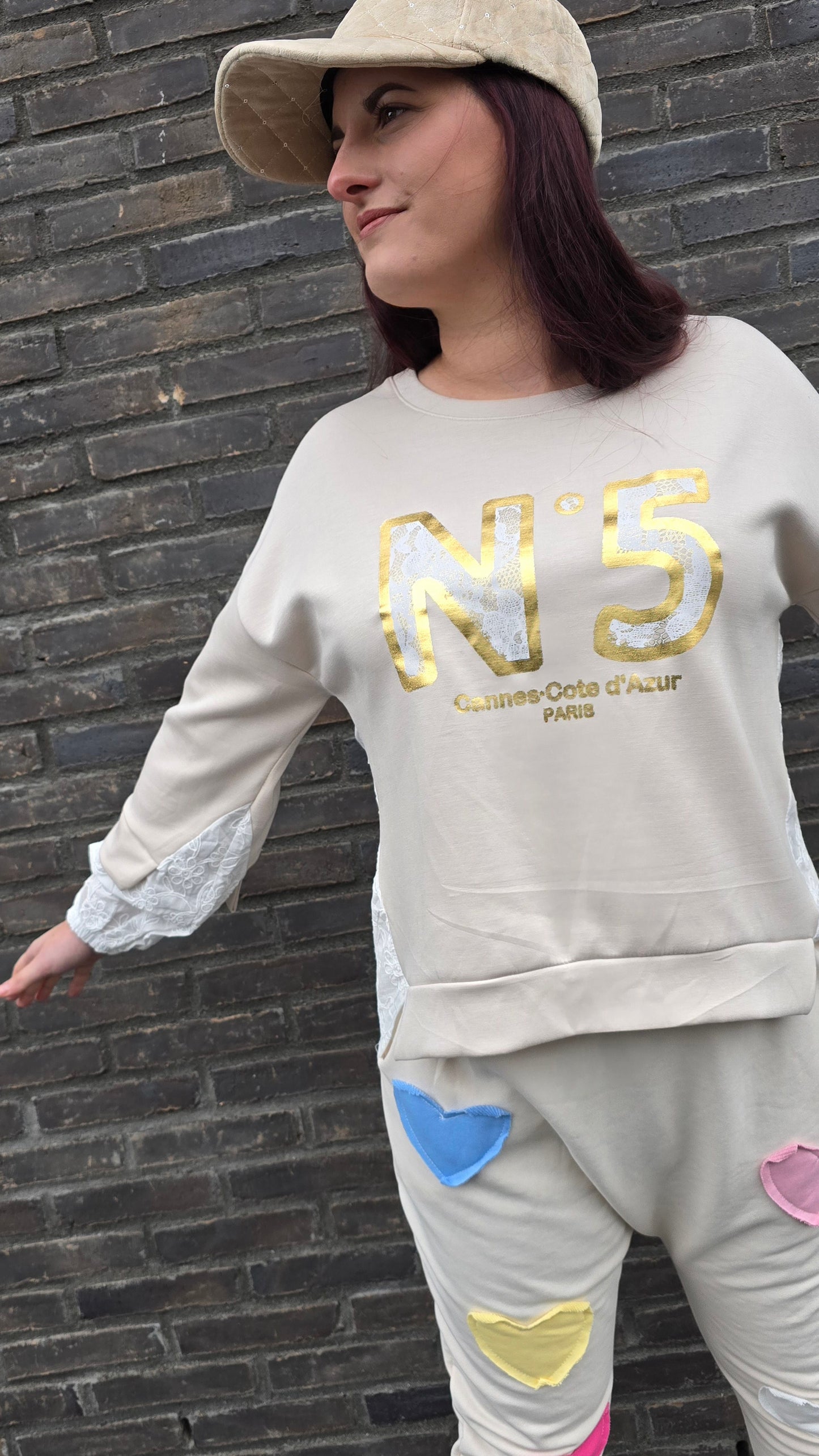 Nr5 topp beige