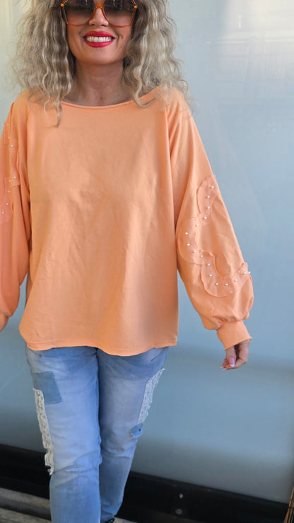 Monica topp orange