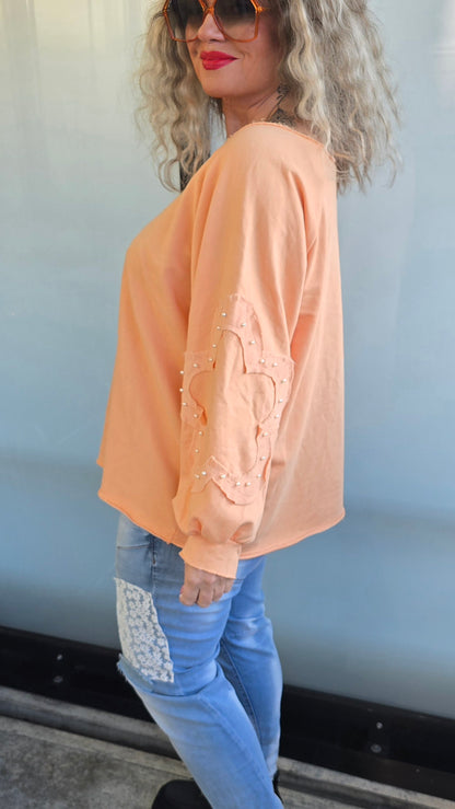 Monica topp orange