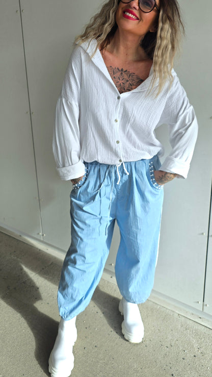 Molly bukse lys denimblå