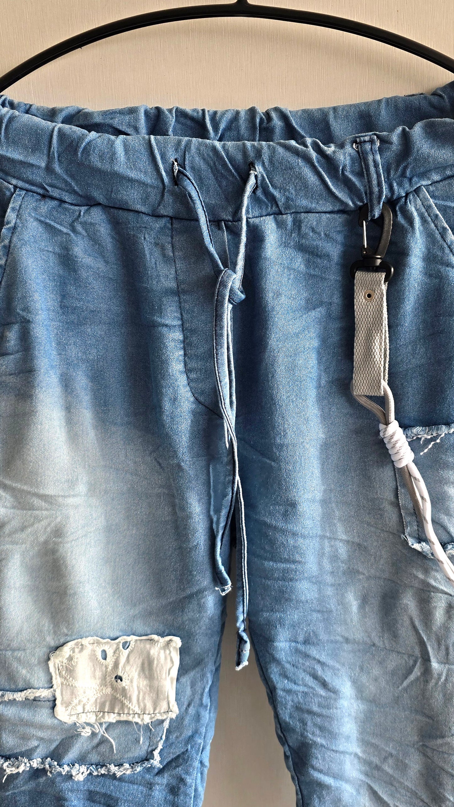 Paula denim jogger bukse