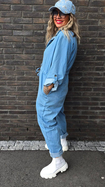 Hanna jumpsuit denimblå