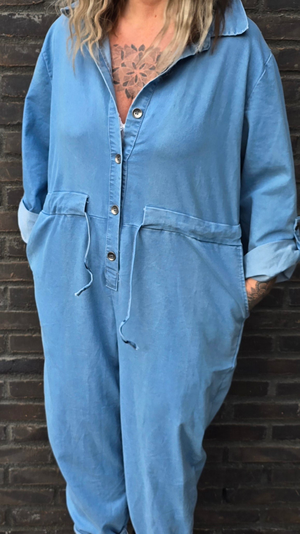 Hanna jumpsuit denimblå