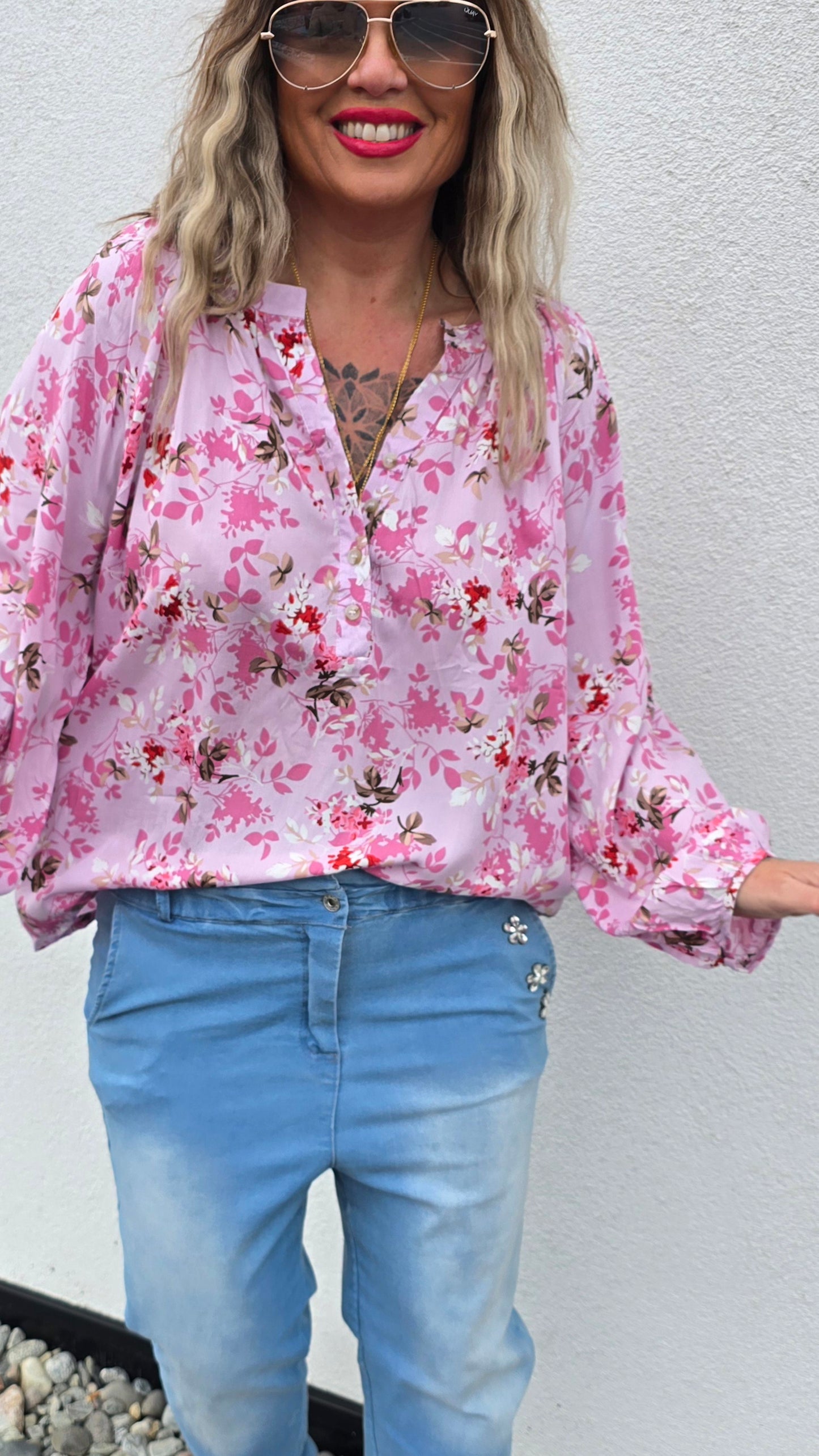 Maggie bluse rosa