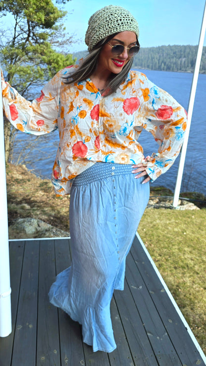 Denim skjørt