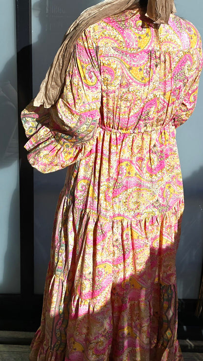 Connie kjole gul