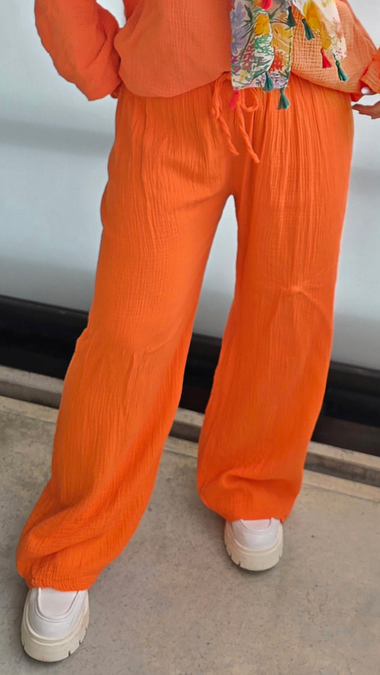 Silje bukse orange