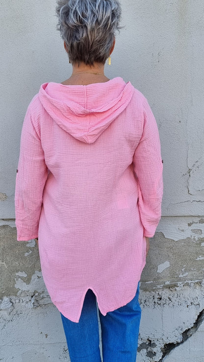 Jessica hette bluse rosa