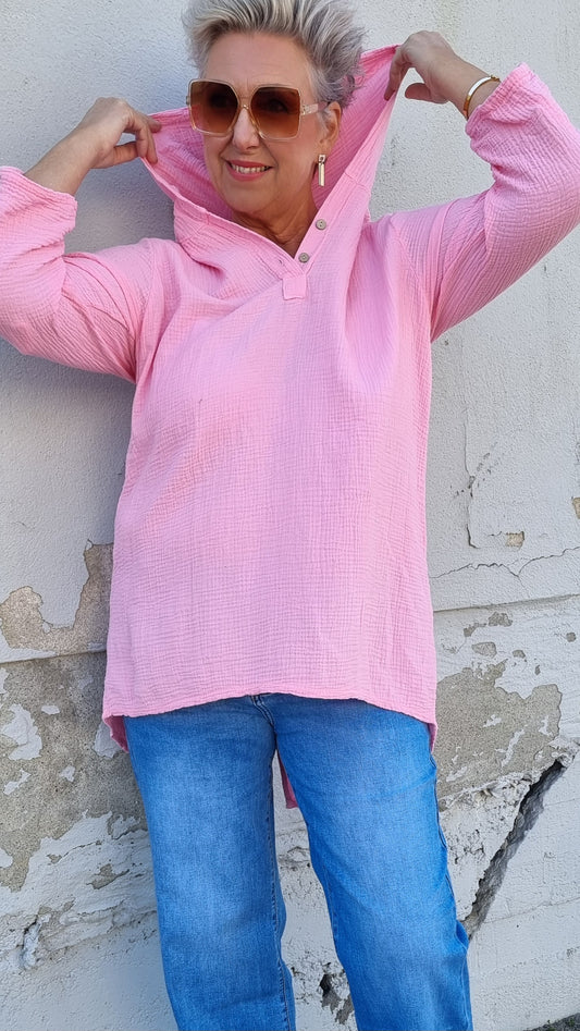 Jessica hette bluse rosa