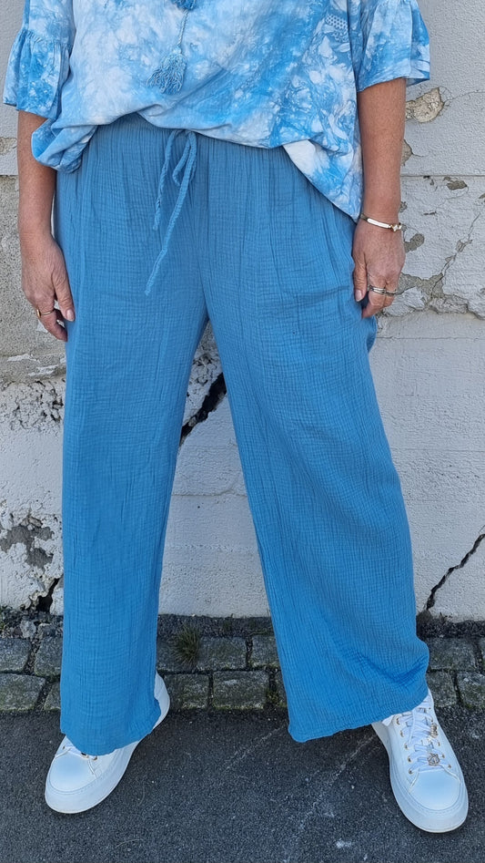 Silje bukse blå