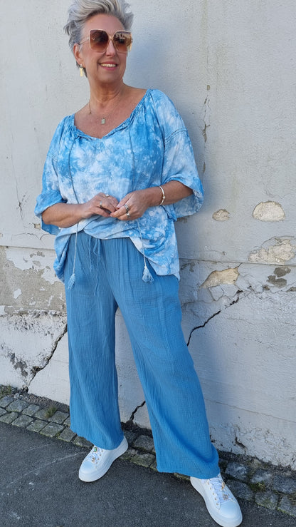 Silje bukse blå