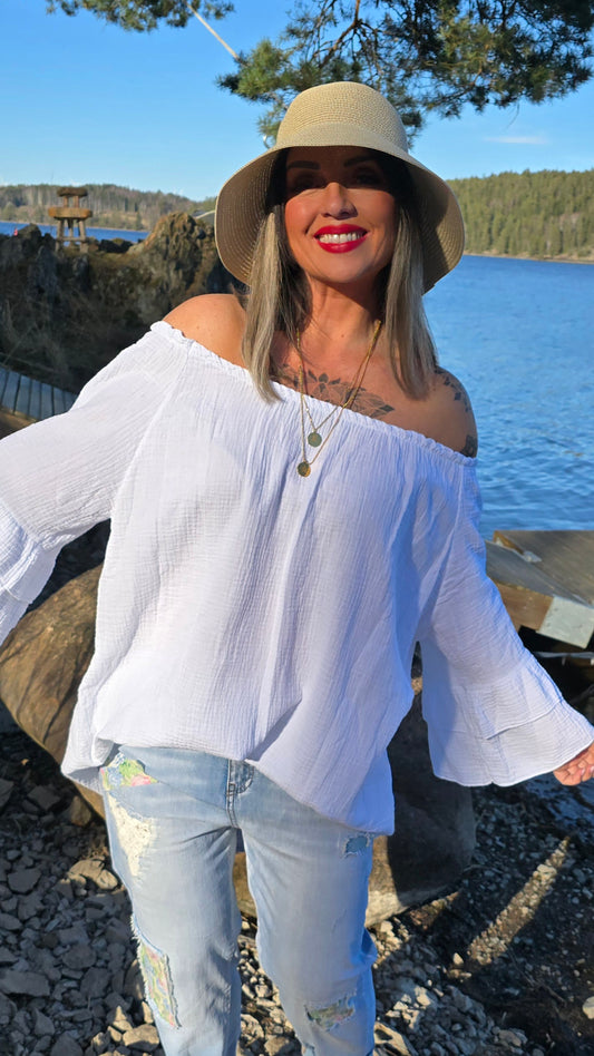 Mathilda bluse hvit
