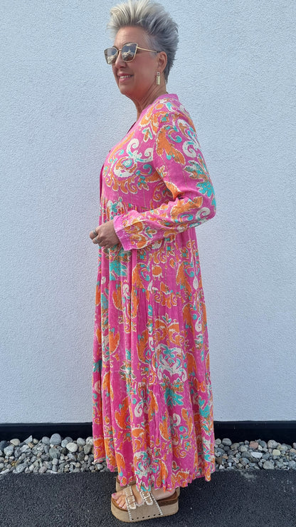 Madelen kjole rosa