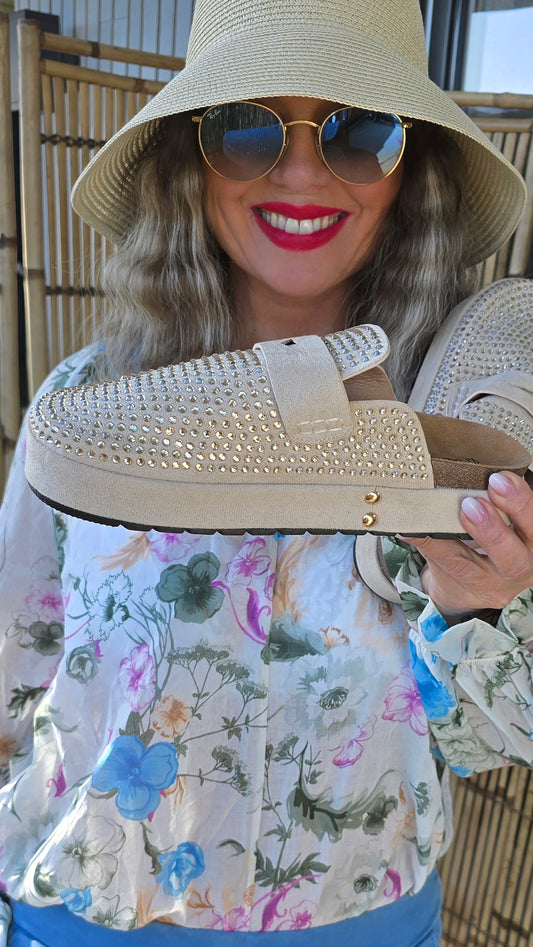 Cajsa sandal beige