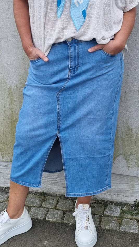 Frida denim skjørt