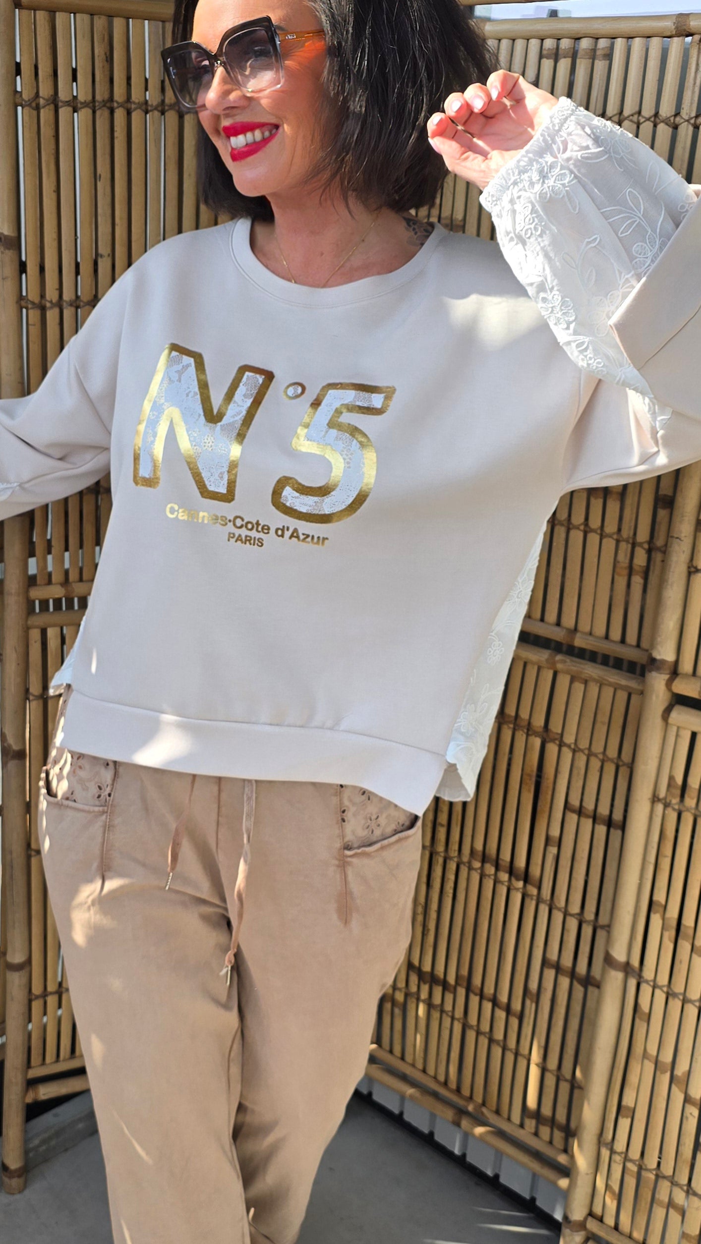 Nr5 topp beige