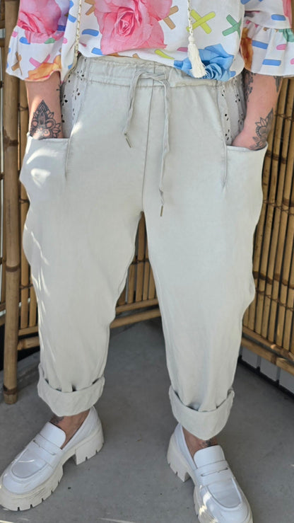 Sandra bukse beige