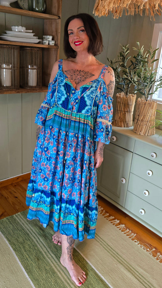 Diana kjole blå