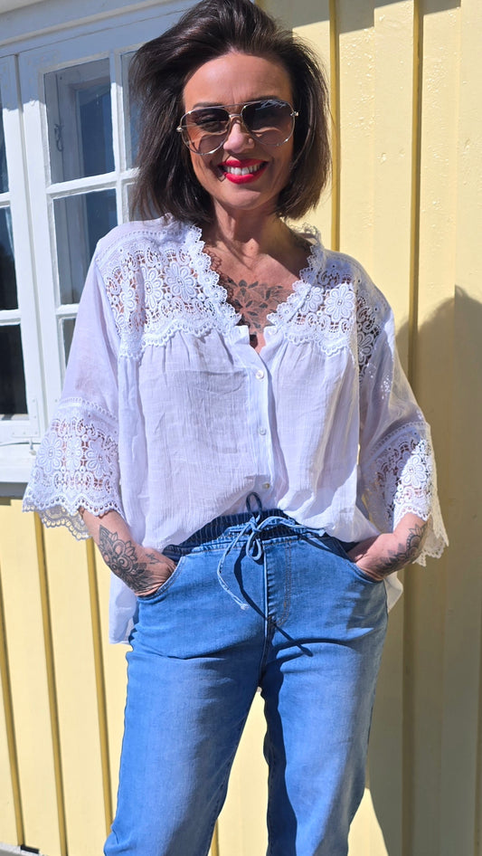 Kajsa skjorte hvit