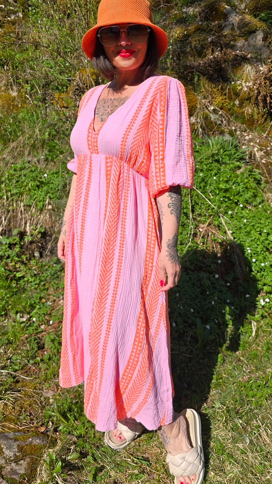 Elora kjole rosa