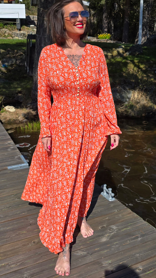 Camilla kjole orange