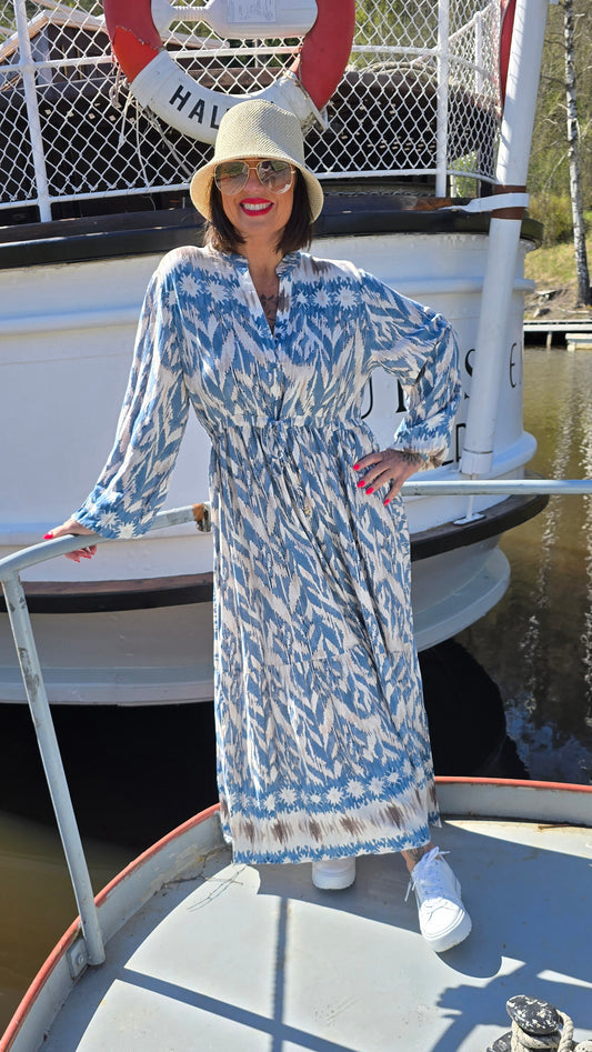 Marika kjole blå