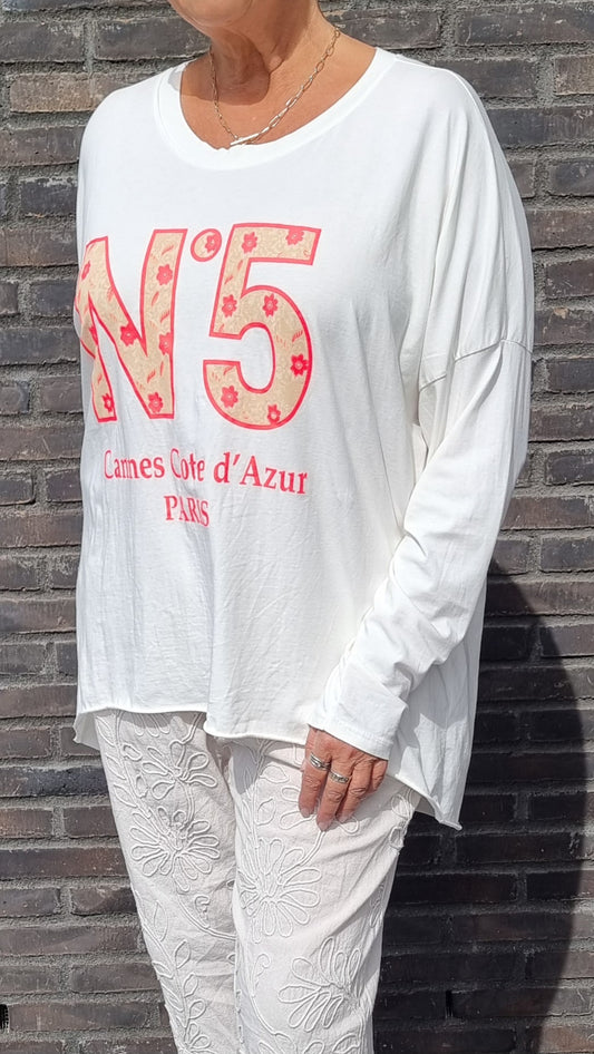 Mina nr 5 top creme