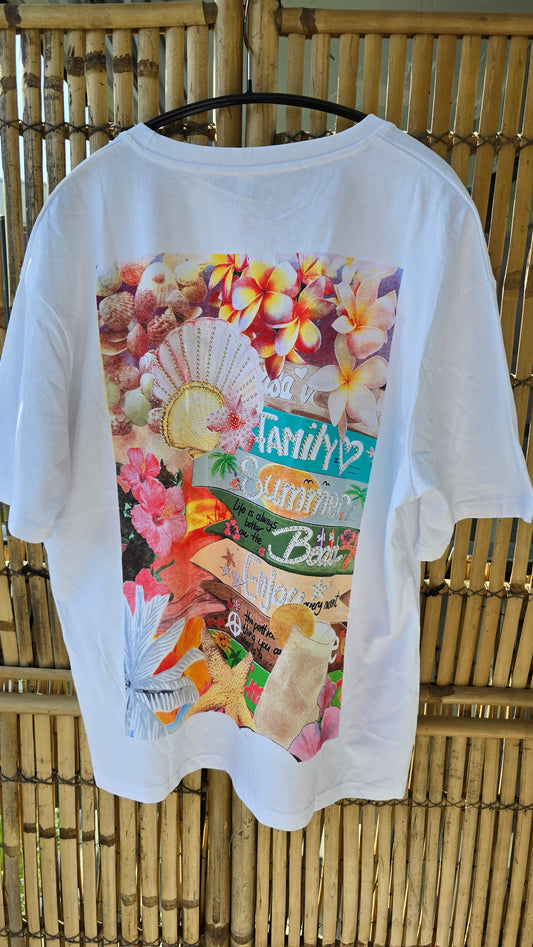 Summer t-shirt hvit