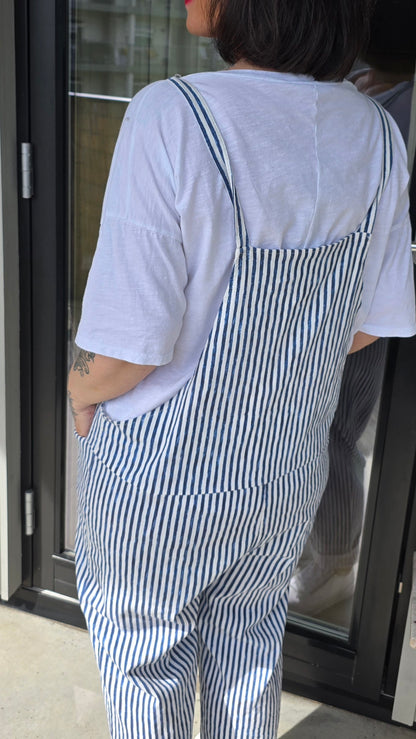 Lise jumpsuit blå striper