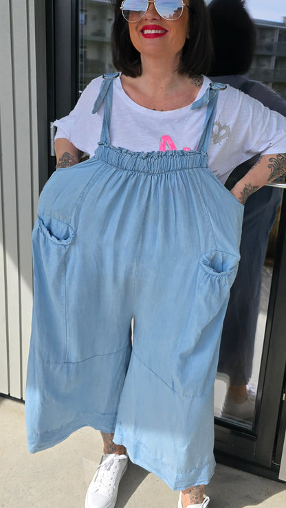 Bonnie jumpsuit denimblå
