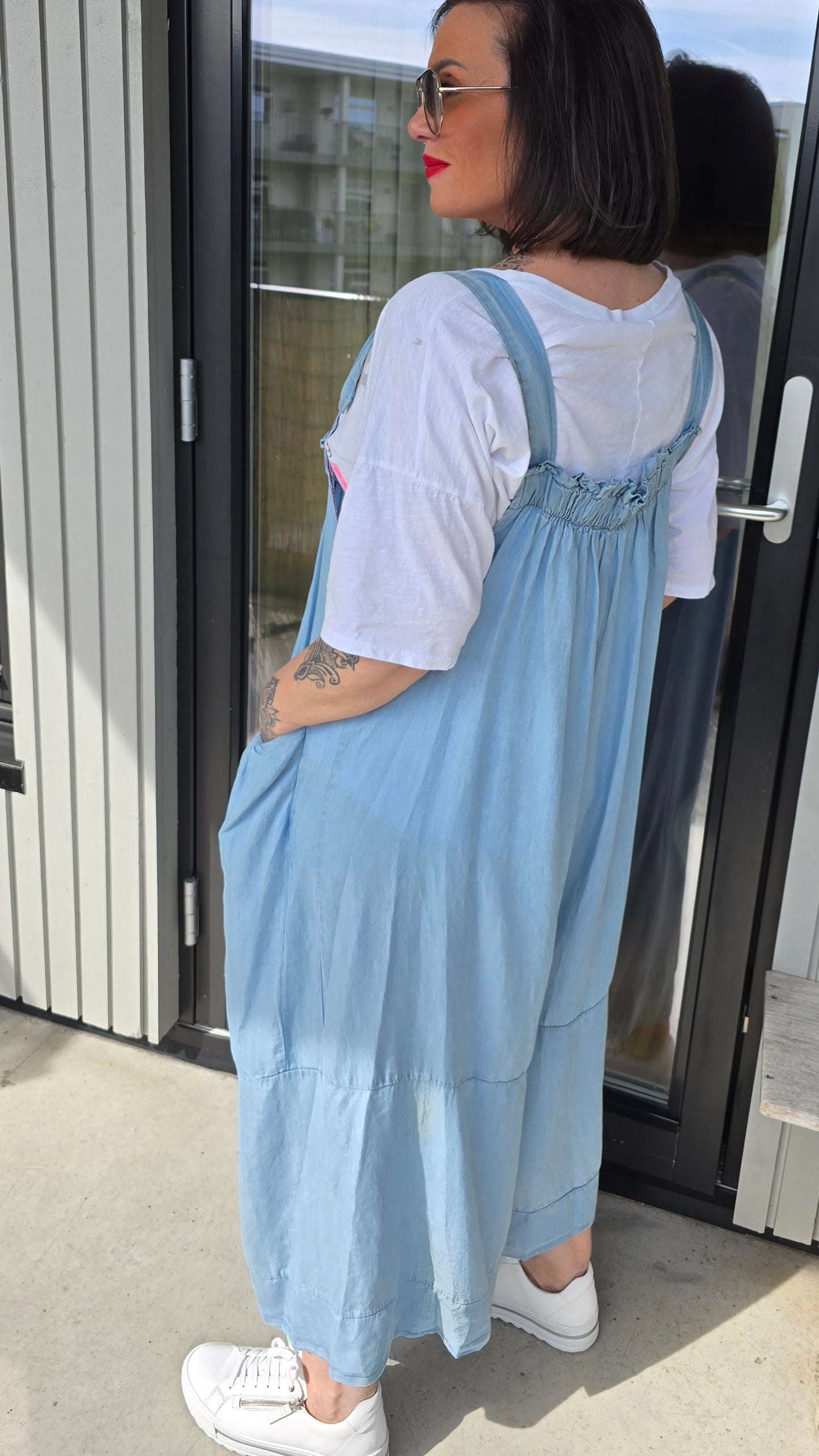 Bonnie jumpsuit denimblå