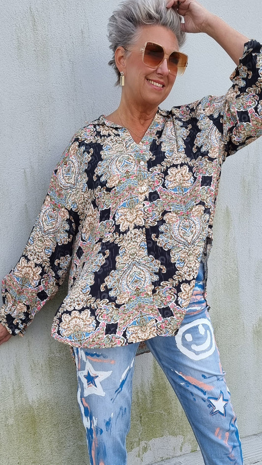 Stella bluse sort