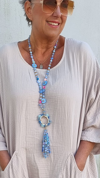 Enya Necklace Blue