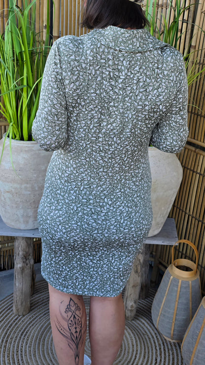 Clara kjole kaki