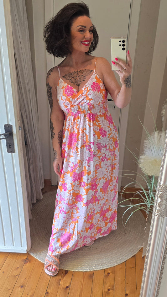 Tina kjole orange