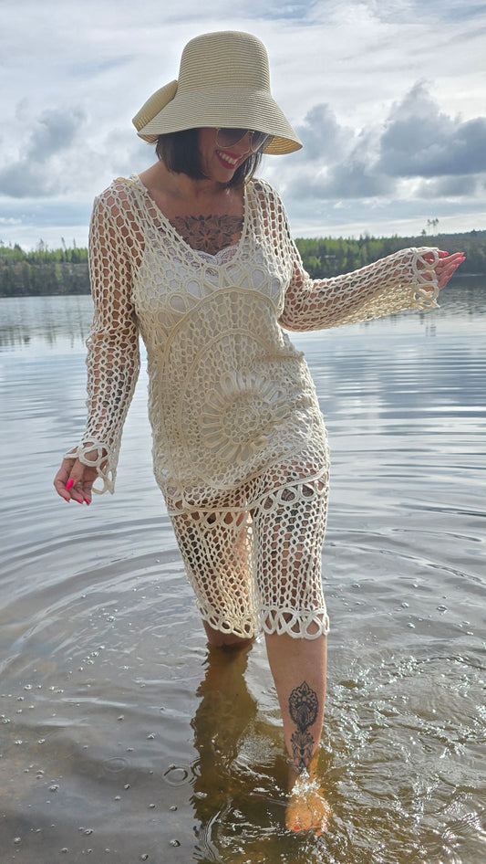 Siri hette kjole beige