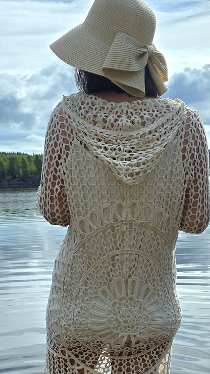 Siri hette kjole beige