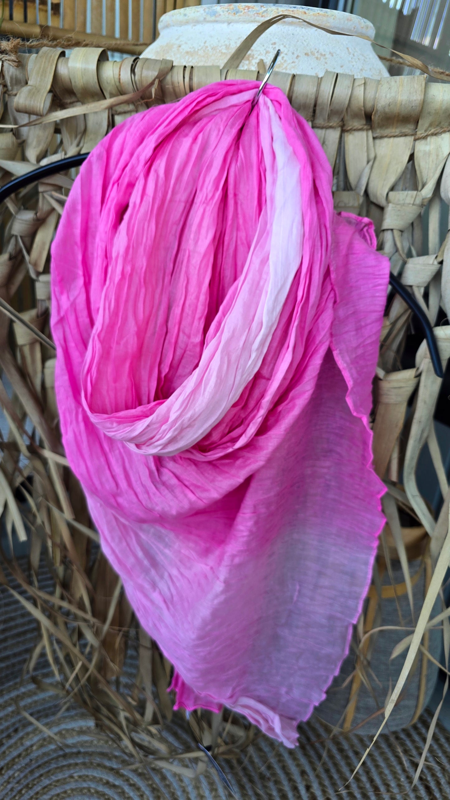 Christy skjerf rosa