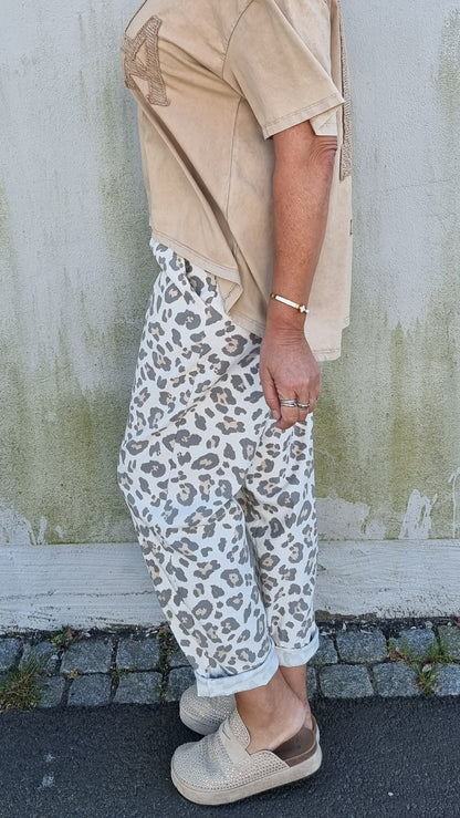 Hanna leo bukse beige