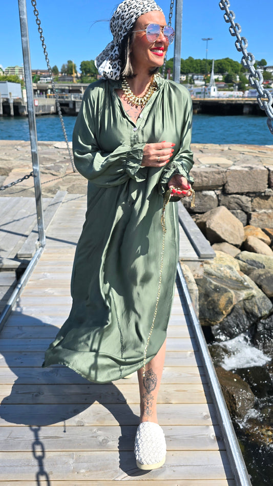 Roberta kjole kaki