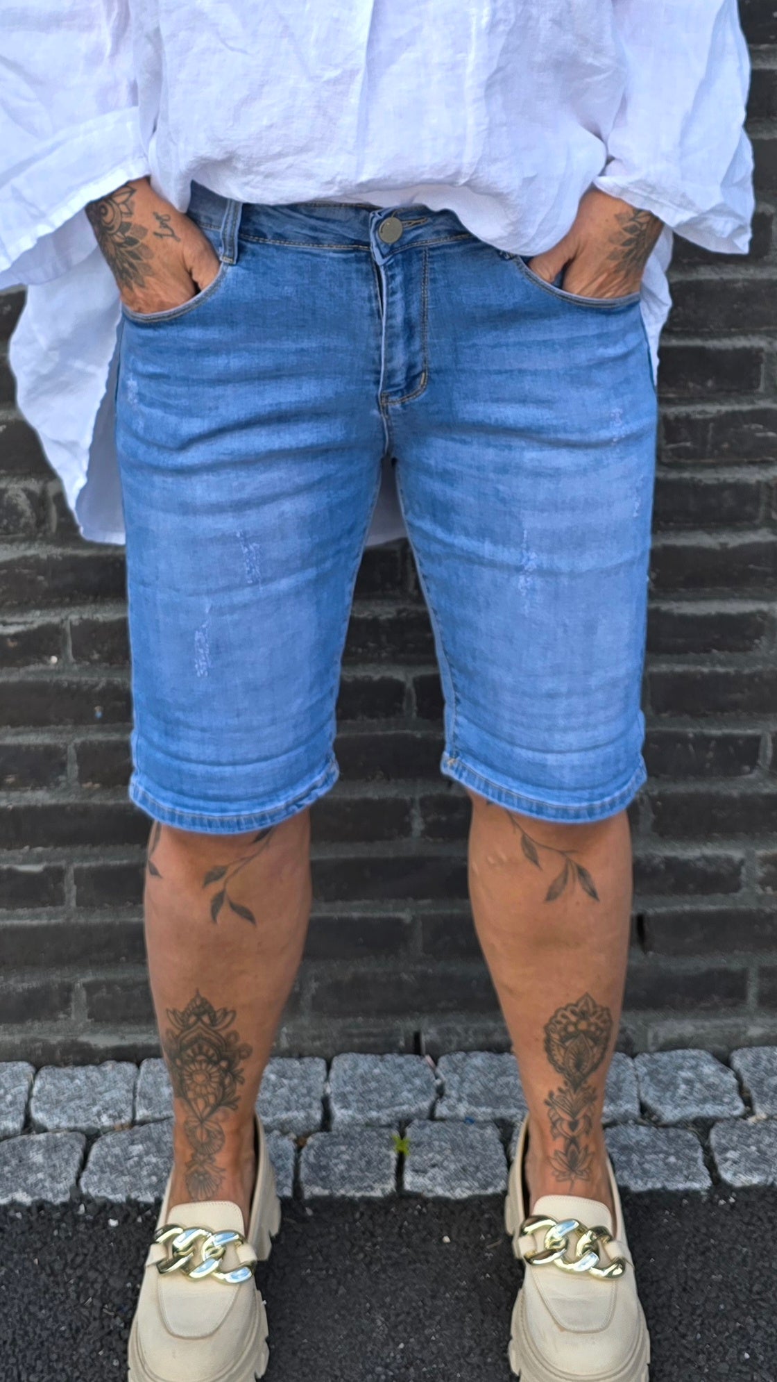 Nina denim shorts