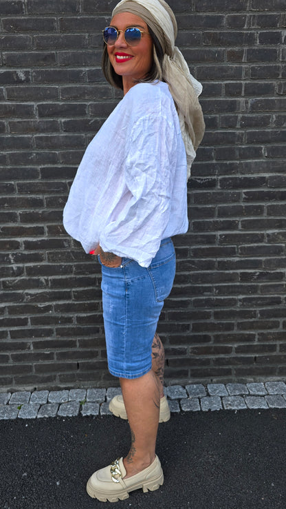 Nina denim shorts