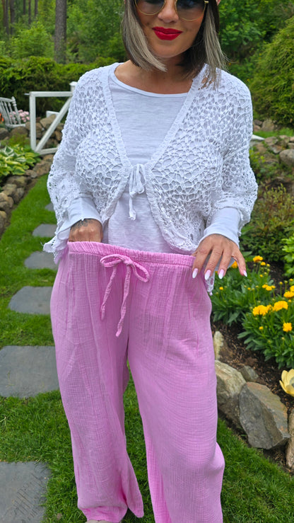 Silje bukse rosa