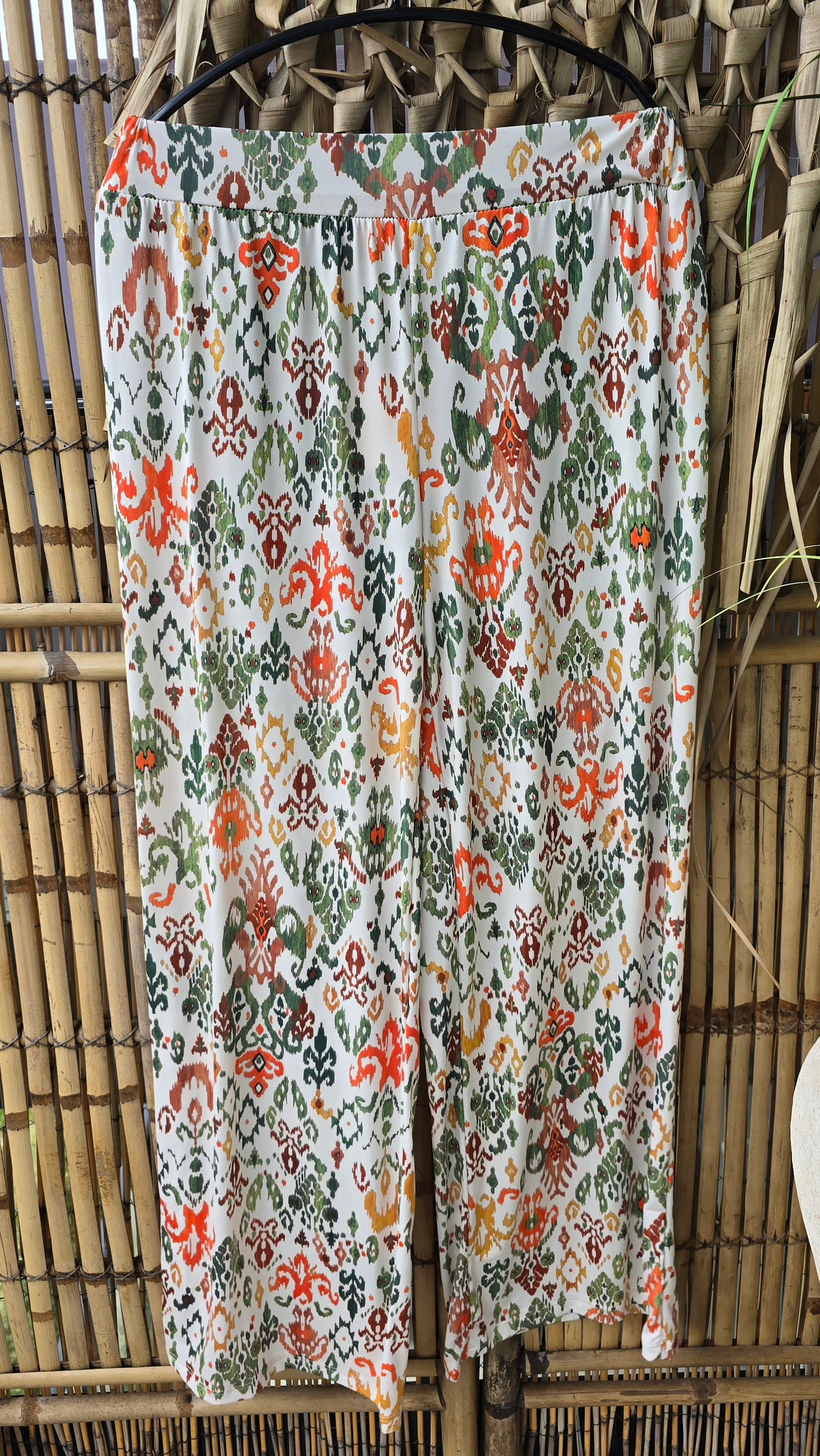Hilde bukse kaki print